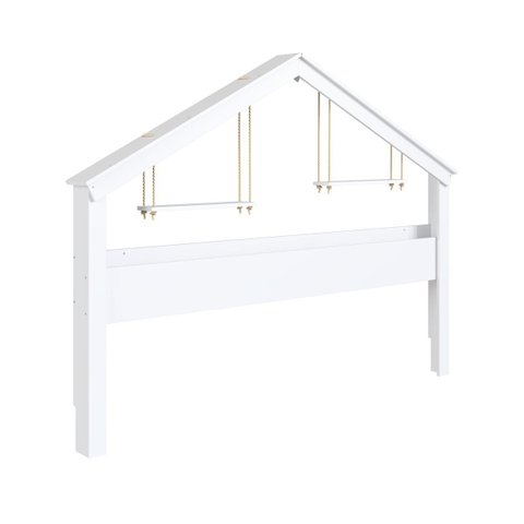 Moldura Casinha Livreiro e Prateleiras Suspensas 200,3X14,8cm Branco
