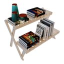 Ver imagem 3 de Porta Livros Vertical Treliça Organizadores