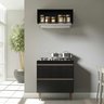 Balcão para Cooktop 80cm com Nicho 2pc Cj30-020 Semplicitá Móveis Semplicità Móveis - 1