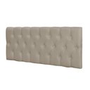 Ver imagem 2 de Painel Cabeceira Paris Queen para Cama Box 1,58 Corino Bege