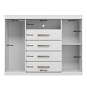 Ver imagem 6 de Cômoda para Quarto 2 Portas 4 Gavetas 1 Nicho Master