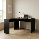 Ver imagem 1 de Escrivaninha em L Mesa de Escritório 150x120cm Studio Preto