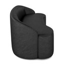 Ver imagem 5 de Sofá 4 Lugares para Sala de Estar Living 260cm Theo D06 Sintético Preto - Mpozenato