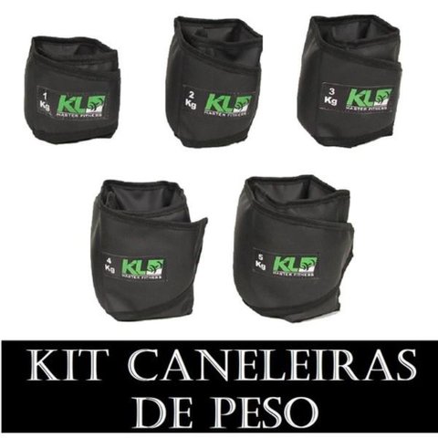 Kit Par Caneleira KL Master Fitness 1 a 5kg