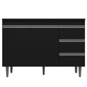 Ver imagem 1 de Balcão de Pia Andréia 120 Cm Preto – Ajl