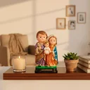 Ver imagem 3 de Imagem da Sagrada Família Infantil de Borracha Inquebrável - 15 cm