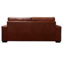 Ver imagem 5 de Sofá de Couro 3 Lugares Londres 206cm M06 Cor Conhaque com Brilho 457 - Amarena Móveis