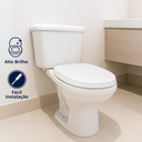 Ver imagem 2 de Assento Tampa Vaso Sanitário Sabatini Icasa Almofadado Branco Durín