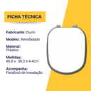 Ver imagem 3 de Assento Tampa Vaso Sanitário Sabatini Icasa Almofadado Branco Durín