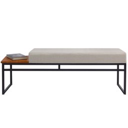 Banco Estofado 2 Lugares Paradise Conforto Elegância Recamier - 1
