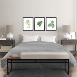 Banco Estofado 2 Lugares Paradise Conforto Elegância Recamier - 2