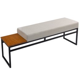 Banco Estofado 2 Lugares Paradise Conforto Elegância Recamier - 4