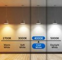 Ver imagem 5 de Lâmpada Led 7w Mr16 100º Facho de Luz Gu10 4000k Branco Neutro Bivolt
