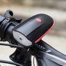Farol Recarregável para Bike com Lanterna e Buzina - Vermelho - 5