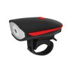 Farol Recarregável para Bike com Lanterna e Buzina - Vermelho - 1