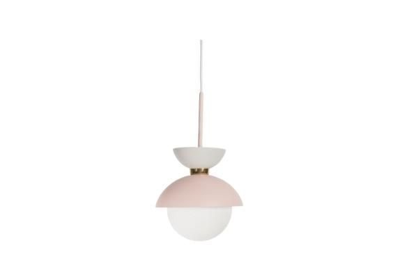 Pendente Usina 16707/19d Bibelô Anel Dourado Ø190x200mm Globo Leitoso ...