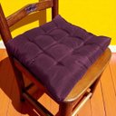 Ver imagem 1 de Almofada Futon Assento Decoração 50x50cm Flat Vários Modelos Vinho