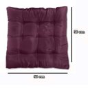 Ver imagem 7 de Almofada Futon Assento Decoração 50x50cm Flat Vários Modelos Vinho