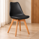 Ver imagem 7 de Conjunto Mesa de Jantar Redonda 90 cm com 4 Cadeiras Saarinen - Preto