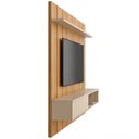 Ver imagem 4 de Painel para TV 70 pol com Bancada Suspensa 181cm MDP MDF Cinamomo Off White Lyam Decor