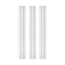 Ver imagem 1 de Kit Painel Ripado Eva Autocolante PR61 30cm x 110cm Branco