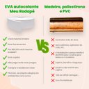 Ver imagem 6 de Kit Painel Ripado Eva Autocolante PR61 30cm x 110cm Branco