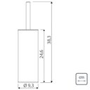 Ver imagem 2 de Escova Sanitária Tramontina Lavatina Inox Suporte Banheiro
