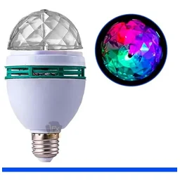 Lâmpada Led Giratória Colorida Globo de Luz Festa + Soquetee para Festas e Casamentos - 4