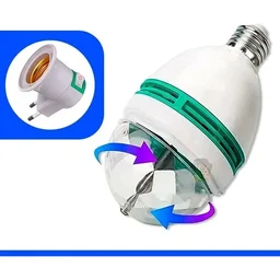 Lâmpada Led Giratória Colorida Globo de Luz Festa + Soquetee para Festas e Casamentos - 2
