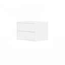 Ver imagem 3 de Mesa de Cabeceira Suspensa Har 2 Gavetas - 45 cm X 35 cm Branca