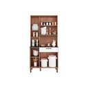 Ver imagem 5 de Kit de Cozinha Compacta Tannat Gold c/ 6 Portas e 1 Gaveta Castanho/Branco - Ronipa
