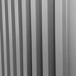 Painel Ripado Prime Madeira Pvc Cinza Fosco 2,9m X 16cm - 1
