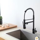 Ver imagem 3 de Torneira Misturador Cozinha Flex com Ducha Preto Fosco
