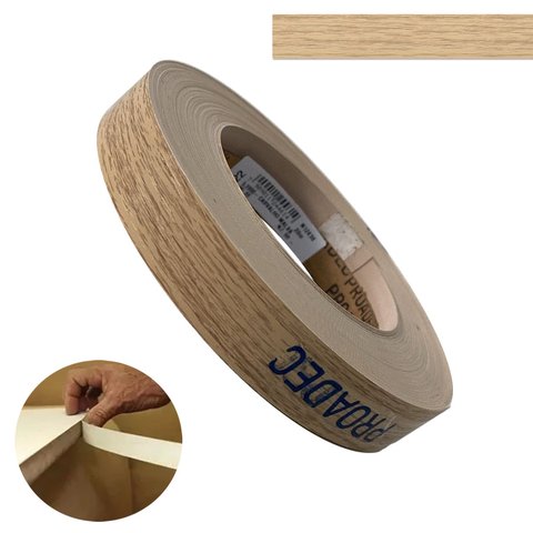 Fita de Borda Pvc Carvalho Malva 22mm X 300m Proadec
