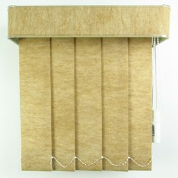 Persiana Vertical em Tecido Blackout com Bando Crisdan Largura 2,40 X 1,30 Altura Bege Mescla - 3