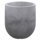 Ver imagem 2 de Vaso Cilíndrico Liso 33 (20l) Cor Cimento Queimado Japi