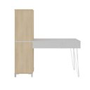 Ver imagem 4 de Escrivaninha Fusion com Estante - Artany - 141,2ax1378lx60,3p 480105