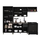 Ver imagem 3 de Armário de Cozinha Modulada Compacta Fidelitá Nara 100% MDF 4 Peças 280cm 12 Portas 2 Gavetas sem