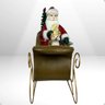 Papai Noel Animado no Trenó 30cm Cor Vermelho com Presentes - 5