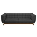 Ver imagem 6 de Sofá Living Decorativo 2 Lugares 180cm Bellart M22 Linho Chumbo - Mpozenato