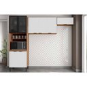 Ver imagem 1 de Kit Cozinha Demóbile 3 Peças Firenze C3p52 Amendola/nude Prime Tx