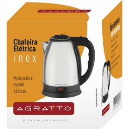 Chaleira Elétrica Agratto Ce02 Prata em Aço Inox 220v - 3