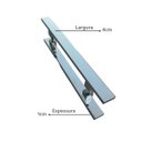 Ver imagem 3 de Puxador Duplo 4cm X 1cm Polido Brilhante Loja da Indústria 800mm X 700mm