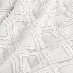 Kit Roupa Cama King Size Madelyn Cobre Leito Aveline Dupla Face 300 Fios Super Macio:BRANCO - 6