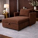 Ver imagem 2 de Poltrona Cama Mônica Suede Decorativa Confortável Moderna Sala Quarto Recepção
