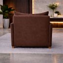 Ver imagem 4 de Poltrona Cama Mônica Suede Decorativa Confortável Moderna Sala Quarto Recepção