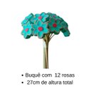 Ver imagem 2 de Buquê de de Rosas Artesanal de Madeira:verde
