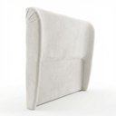 Ver imagem 2 de Cabeceira para Cama Box Queen Size Liah 160cm Bouclê Branco - Desk Design