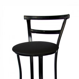 Banqueta Bar Prime 97cm x 42cm x 37 cm Aço Preto utilaço - 2