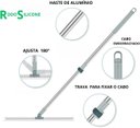 Ver imagem 2 de Rodo Vassoura Silicone Multifuncional Cabo Extensor Limpa Vidros Pisos